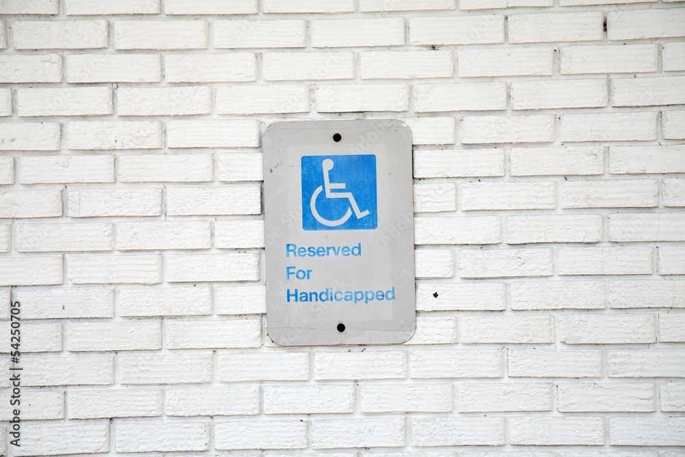 Handicapped Parking Sign Handicapped Parking Sign
