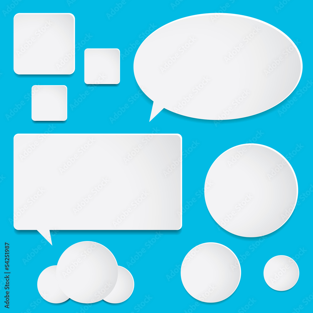 speech bubbles vector speech bubbles vector