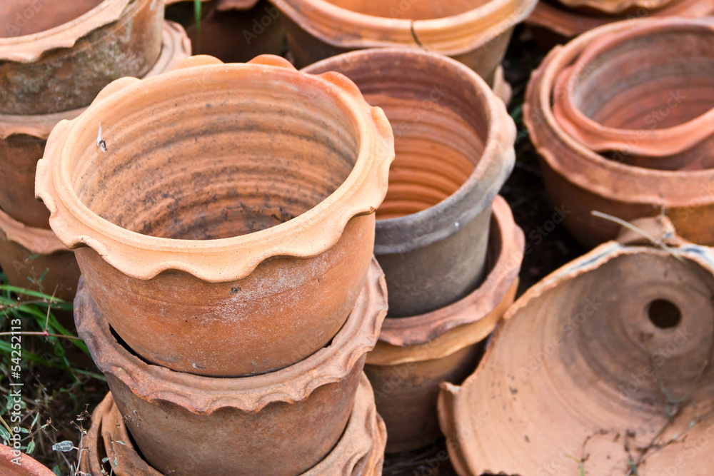 clay pots