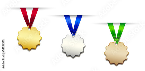 Set of medals