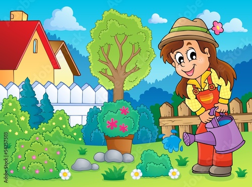 Image with gardener theme 2