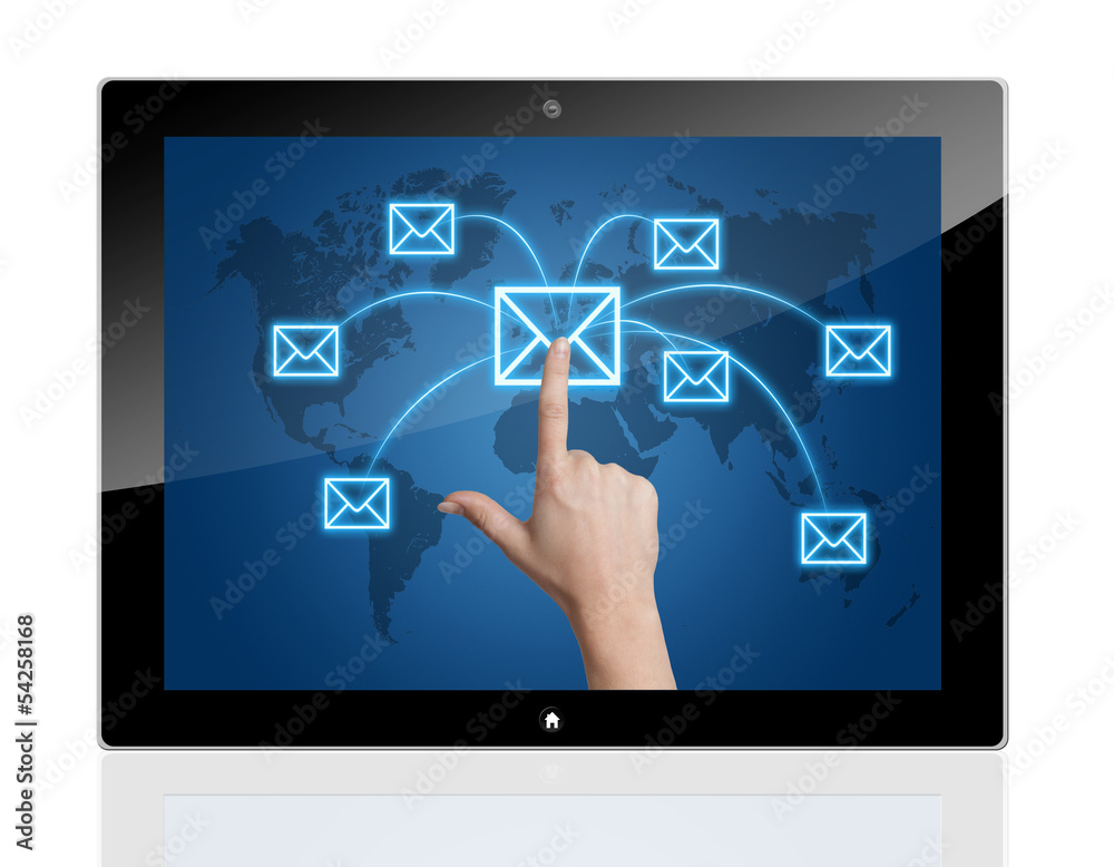 Tablet Communication concept Tablet Communication concept