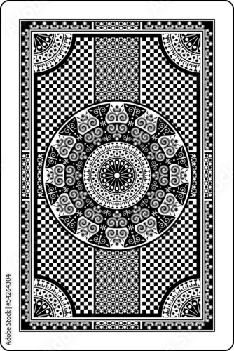 playing card back side
