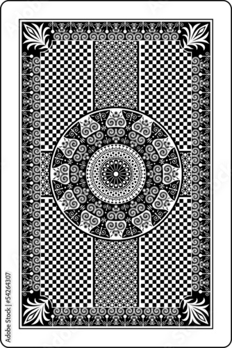 playing card back side