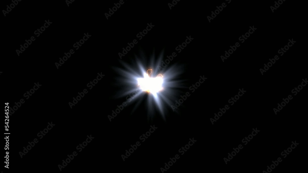 Abstract glowing electric ball Abstract glowing electric ball