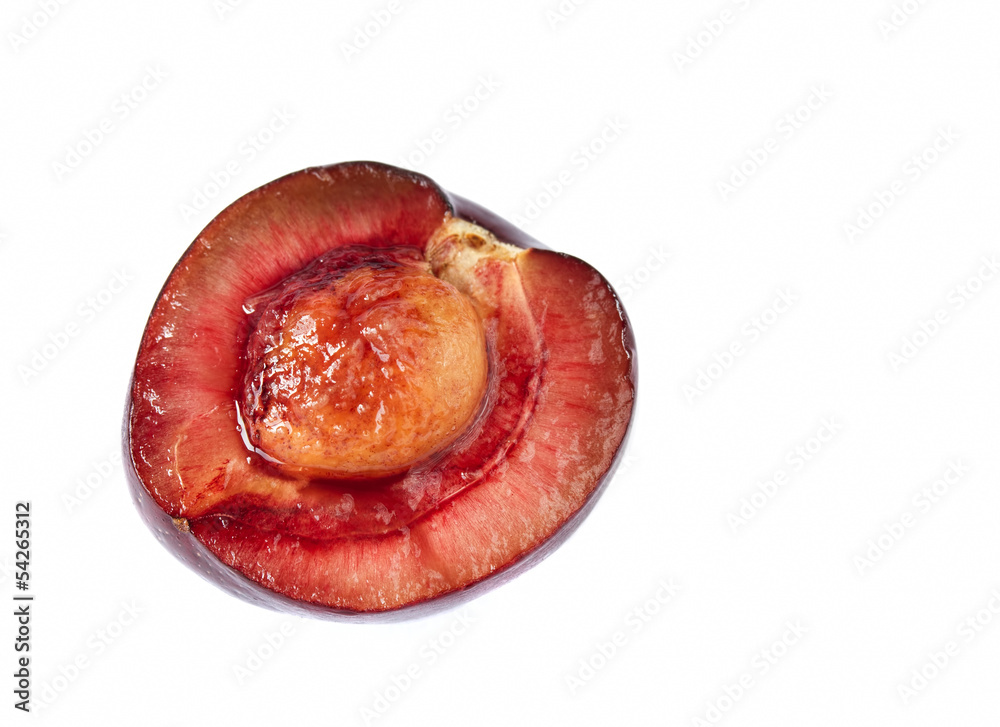 Fototapeta premium One half of a picota cherry