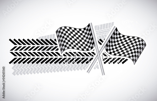 checkered flag