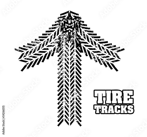 tire tracks