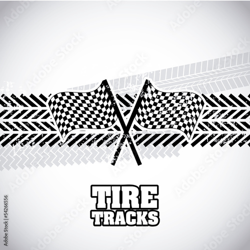 tire tracks