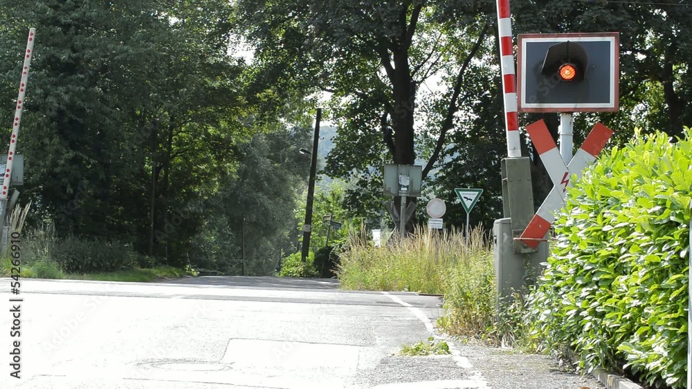 Bahnschranke runter