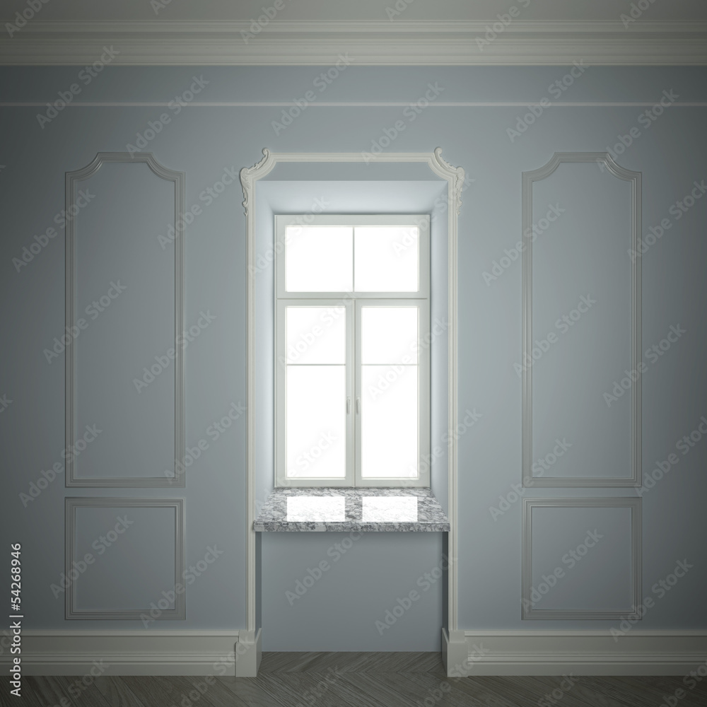 Classic window frame Classic window frame