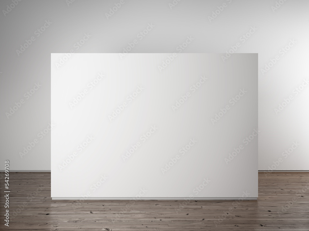 Empty white wall Empty white wall