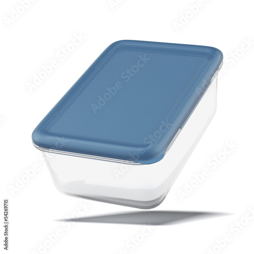 Cuadro en lienzo Plastic container for food