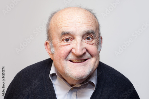 Bilde på lerret old man staring