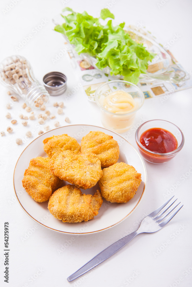 chicken nugget chicken nugget