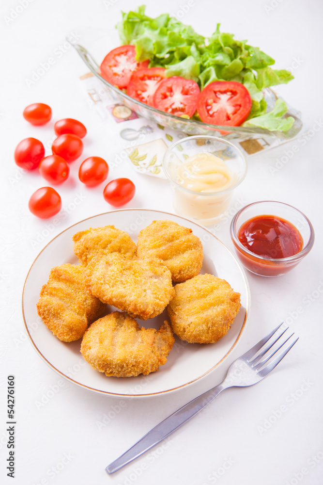 chicken nugget chicken nugget