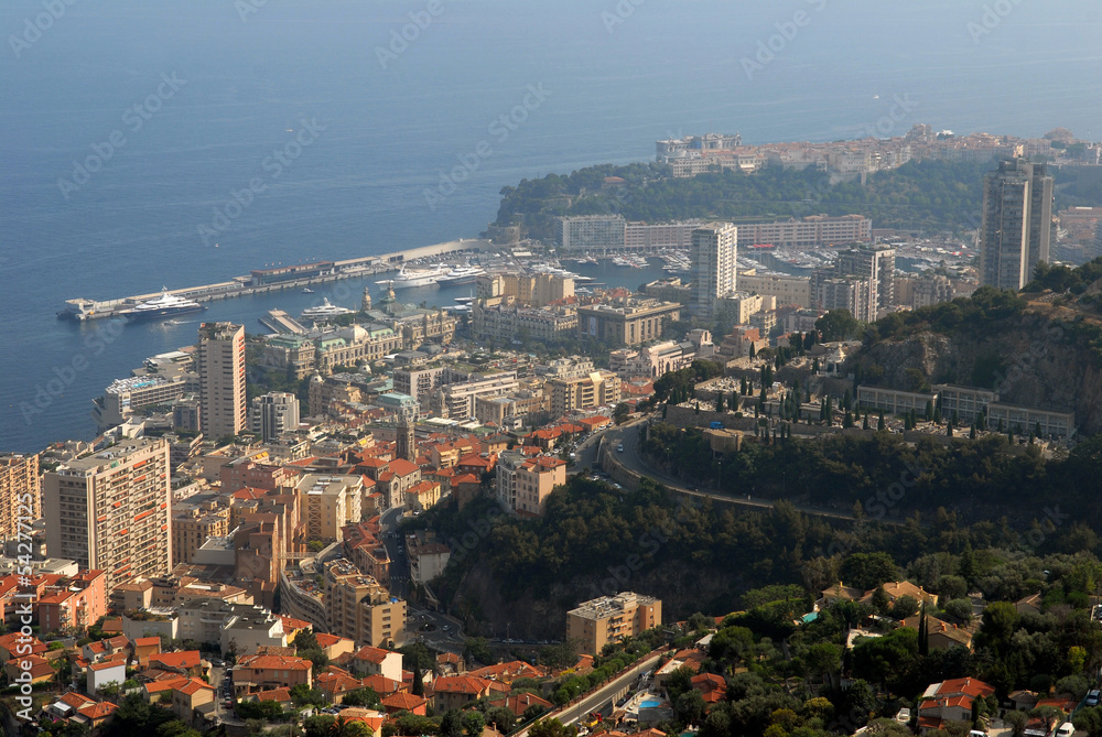 Vue générale de Monaco
