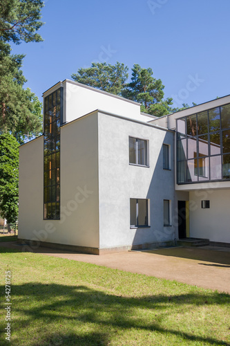 Bauhaus Masters Houses in Dessau, Germany, Built 1925 photo