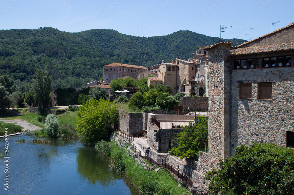 Besalu town in Catalonia, Spain