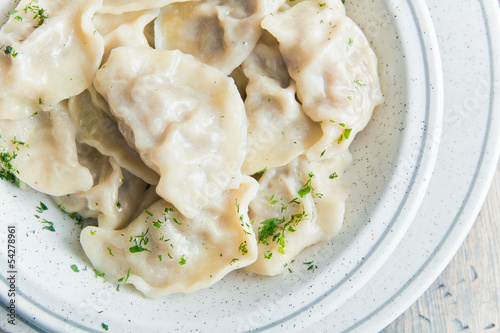 boiled dumplings, pelmeni