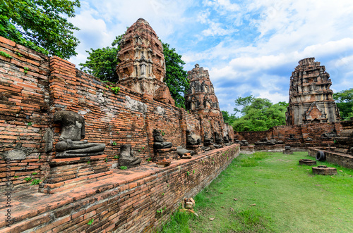 Ancient temple in Thailand photo