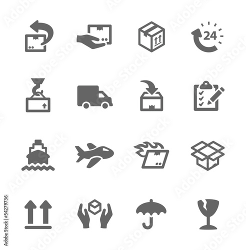 Shipping icons
