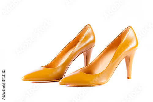 women shoes isolated on white background