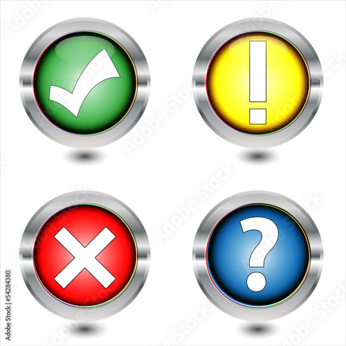 4 x Webicons Buttons