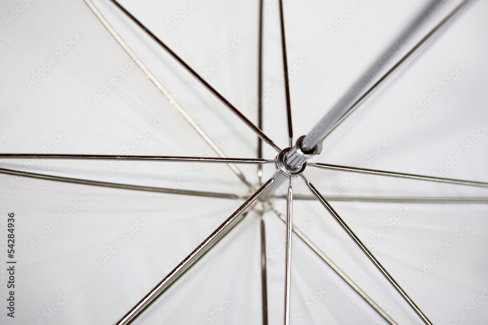 Obraz premium white umbrella covered texture