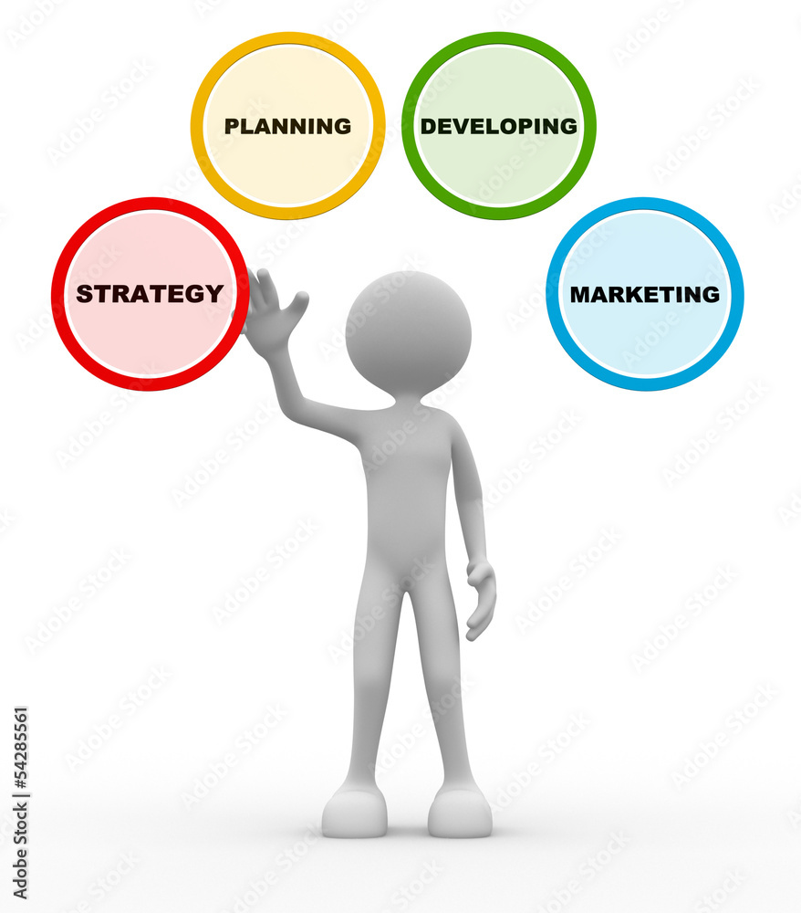 Conceptual image of strategy Conceptual image of strategy