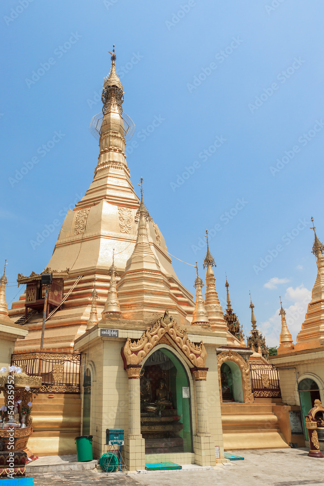 Sule pagoda in Yangon, Burma (Myanmar)