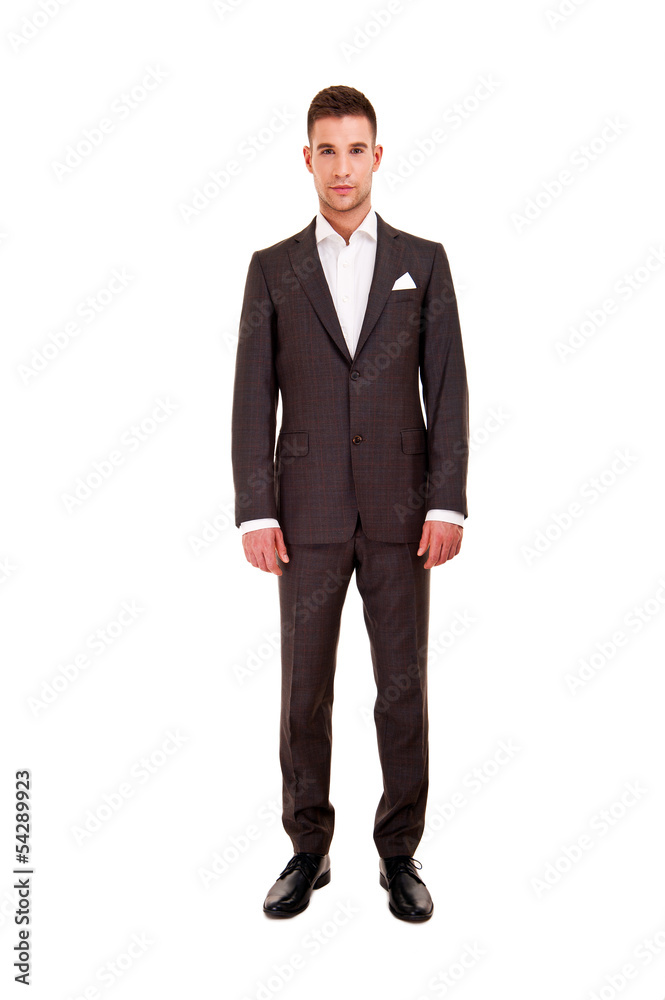 Handsome young man in classic suit Handsome young man in classic suit