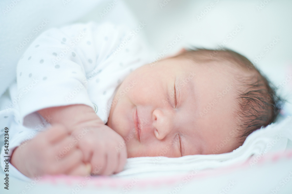 Close up of Sleeping Baby Close up of Sleeping Baby