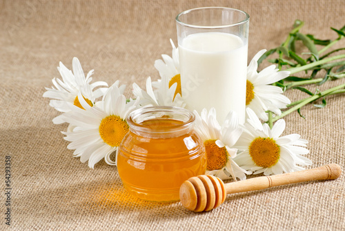 Honey with milk