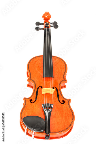 violoncello with fiddlestick isolated under the white photo