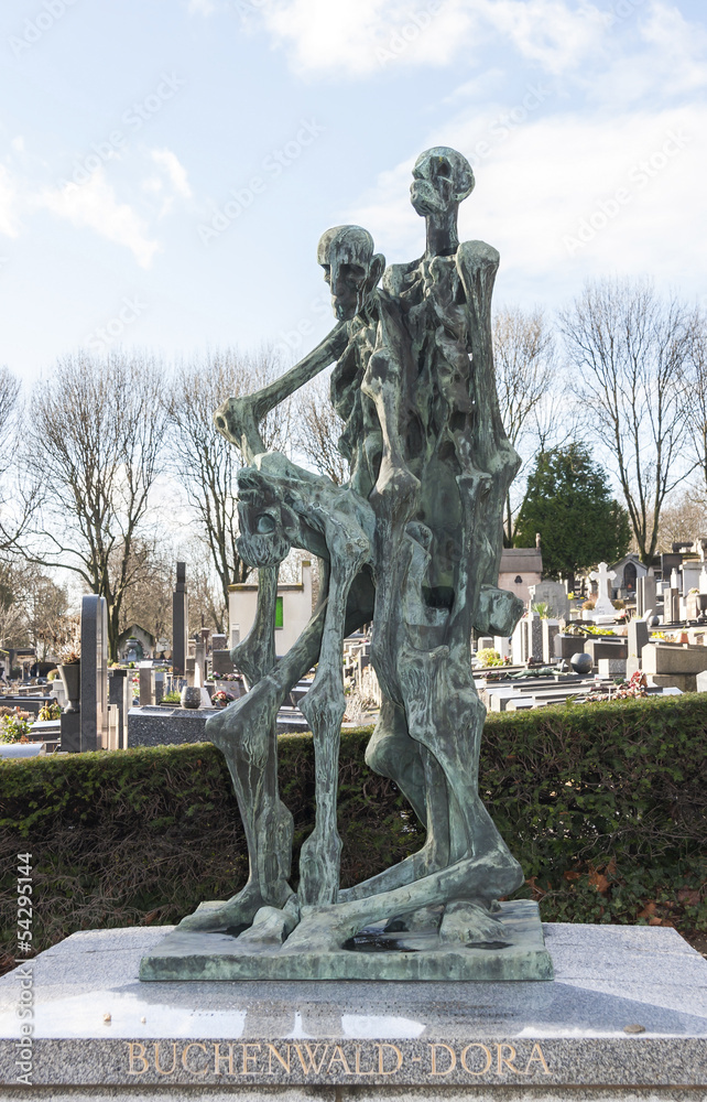 Pere Lachaise Cemetery in Paris, France