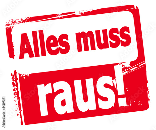 Alles muss raus!