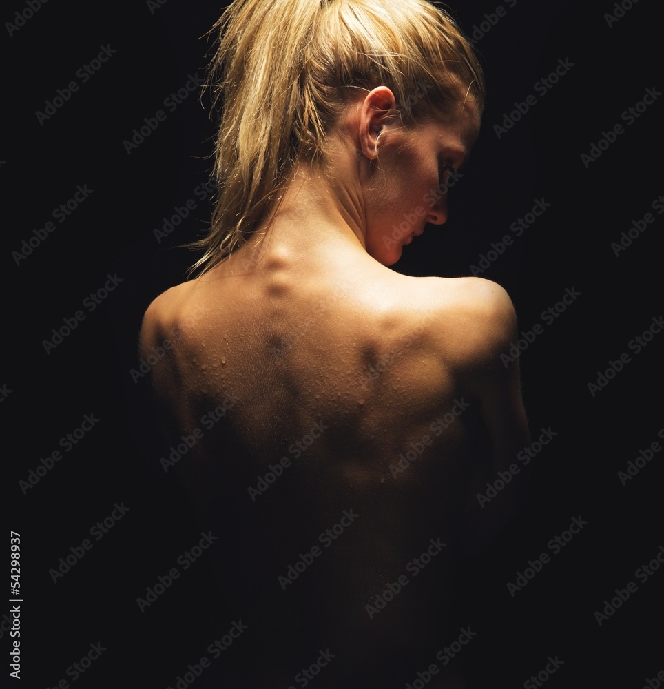 Nude Woman's Back Stock Photo | Adobe Stock