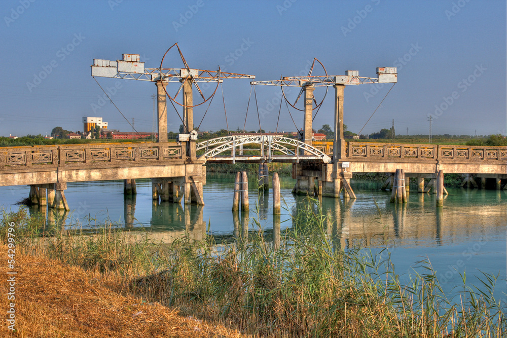 Naklejka premium ponte a bilanciere