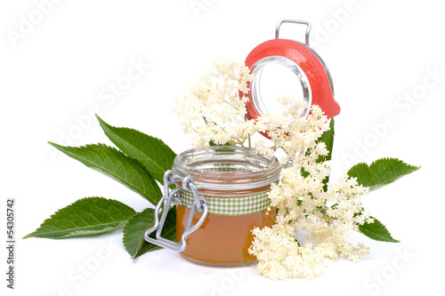 Fresh jelly with elder