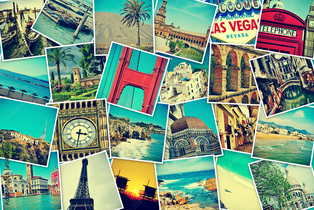 Poster Print pictures of different places and landmarks shooted by myself 40x26.7 cm