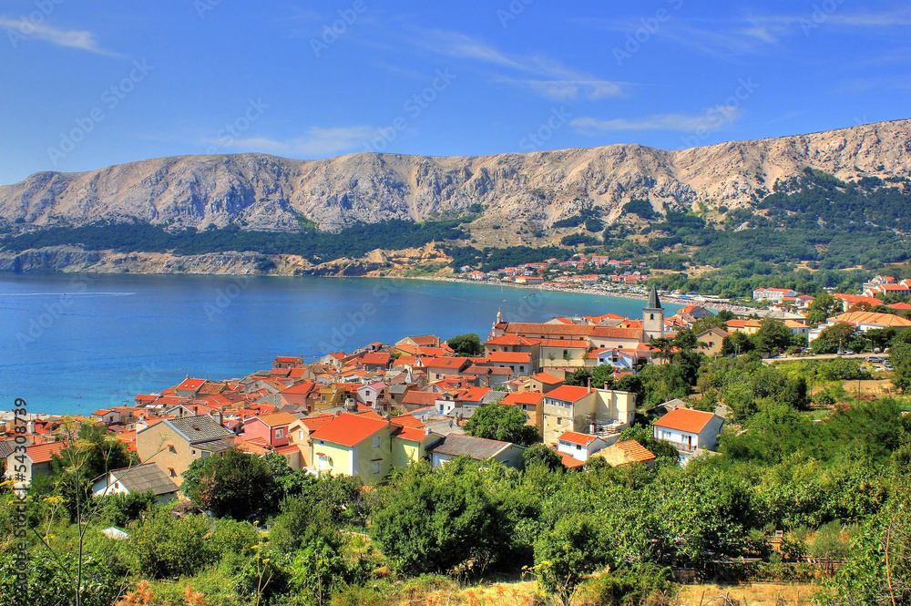 Town of Baska nature and architecture