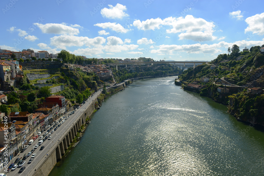 Douro River at Porto, Portugal