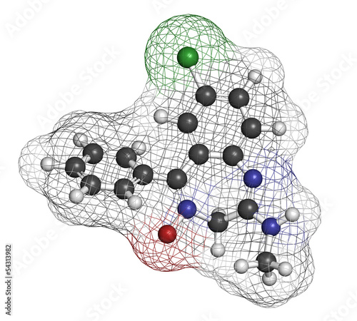 Chlordiazepoxide sedative and hypnotic drug, chemical structure