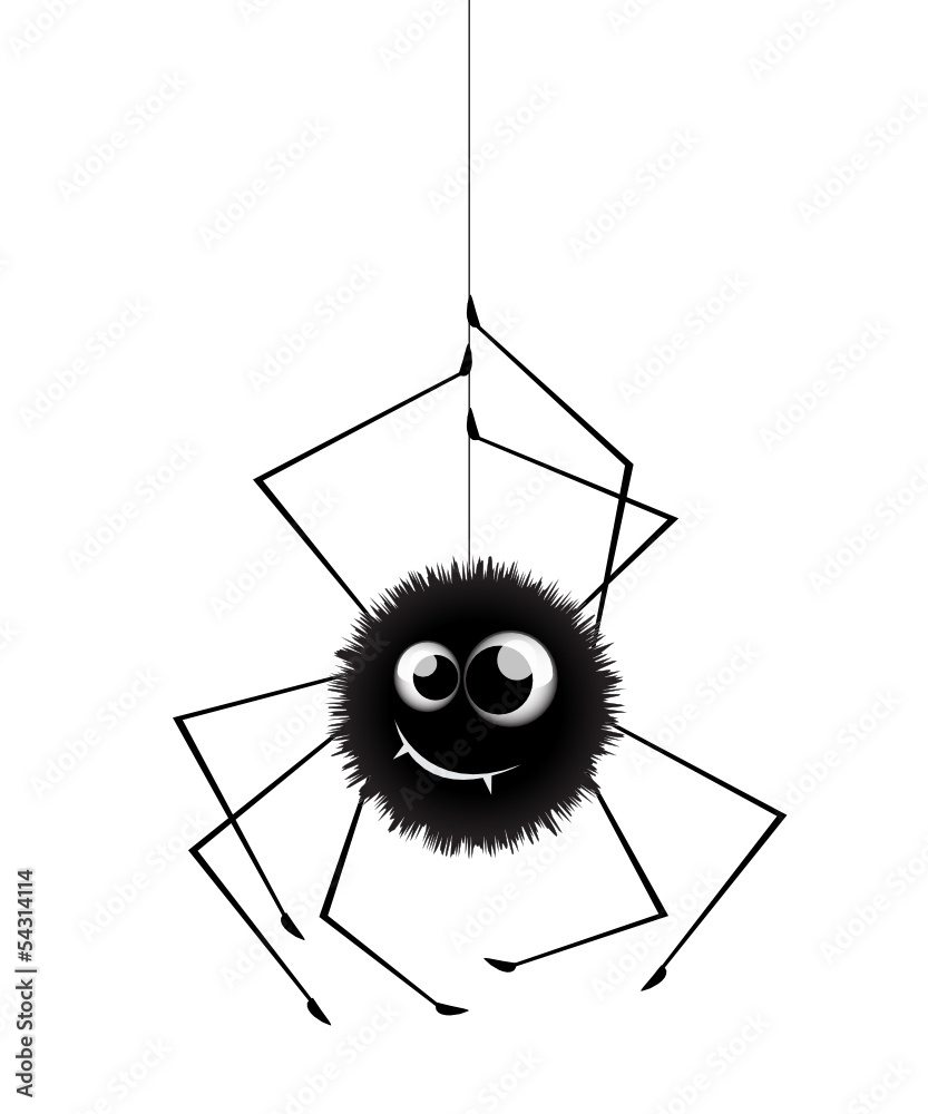 Obraz premium spinne cartoon