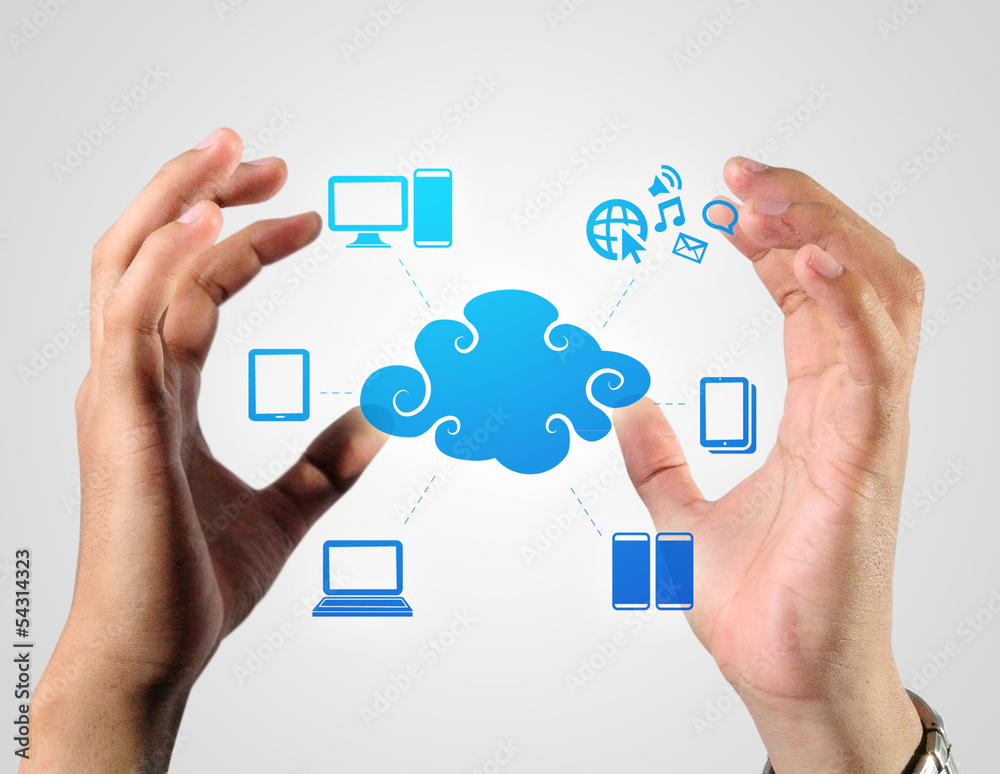 Hand holding technology of cloud computing Hand holding technology of cloud computing