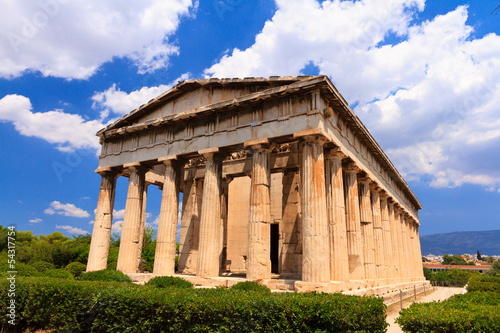 Ancient Agora temple at Athens