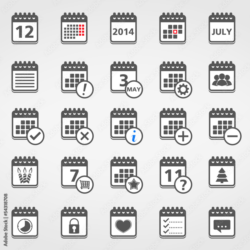 Calendar Icons Calendar Icons