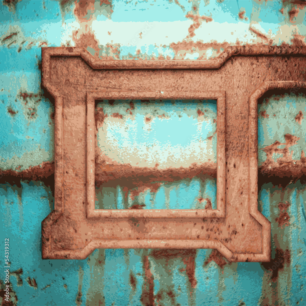 Naklejka premium Old metal background