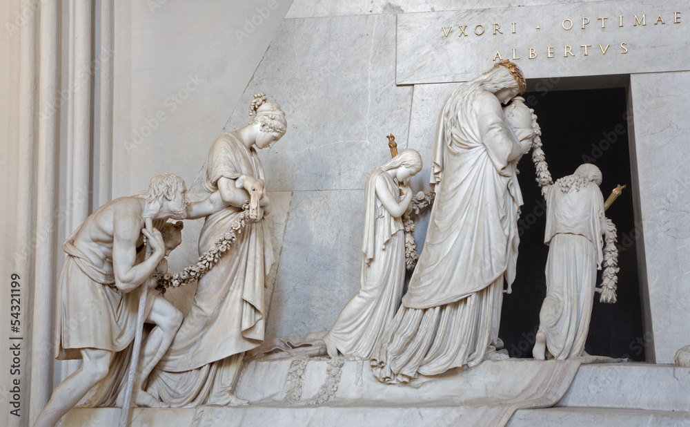 Fototapeta premium Vienna - Tomb of Marie Christine daughter of Maria Theresia